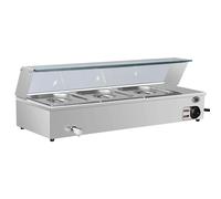 vidaXL Teglie per Chafing Argento Acciaio inossidabile