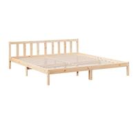 vidaXL Letto Extra Lungo Senza Materasso 180x220 cm in Legno di Pino, Struttura Letto, Base Letto, Mobile Camera da Letto, Telaio Letto, Letto