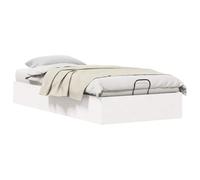 vidaXL Struttura per letto ottomano con contenitore 75 x 190 cm, struttura per letto moderno, in legno rettangolare, ampio spazio di archiviazione, soluzione pratica per la tua camera da letto