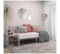 Telaio Divano Letto Estraibile Bianco in Metallo 90x200 cm