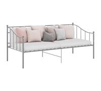 VIDAXL - Telaio Divano Letto Grigio In Metallo 90x200 Cm