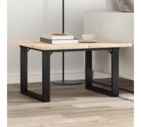 vidaXL Telaio Gambe a O per Tavolino da Salotto 60x40x38 cm in Acciaio