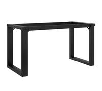 vidaXL Telaio Gambe a O per Tavolino da Salotto 80x40x43 cm in Acciaio