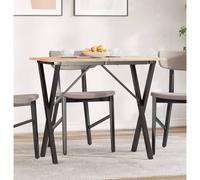 vidaXL Telaio Gambe a X per Tavolo da Pranzo 80x40x73 cm in Acciaio