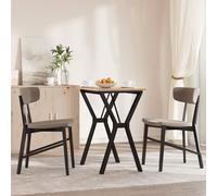 vidaXL Telaio Gambe a Y per Tavolo da Pranzo 60x40x73 cm in Acciaio