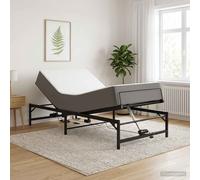 vidaXL Telaio Letto Elettrico Regolabile Nero 100 x 200 cm Acciaio