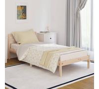 vidaXL Telaio Letto in Legno Massello di Pino 90x200 cm