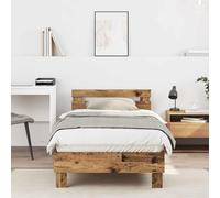 vidaXL Telaio Letto Legno vecchio 90 x 200 cm Legno multistrato