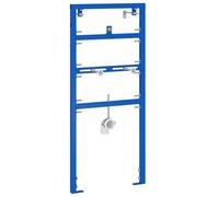 vidaXL Telaio per lavabo industriale in acciaio blu per bagno moderno, 50 x 113 x 3 cm, supporta orinatoi/lavabi/bidet