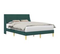 vidaXL Telaio per letto con testiera e piastra di collegamento, mobili per camera elegante, telaio letto rettangolare, base in tessuto, design moderno, arredamento pratico