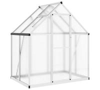 vidaXL Telaio Serra con Base Argento 169x114x195 cm in Alluminio