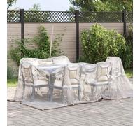 vidaXL Telo con Occhielli Trasparente 2 x 2 m Polietilene