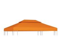 vidaXL - Telo di Ricambio per Gazebo 310g /m Arancione 3x4m