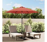 vidaXL Telo di Ricambio per Ombrellone Terracotta 300 cm
