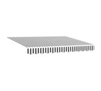 vidaXL Telo di Ricambio per Tenda da Sole Multicolore 250 x 200 cm, Tenda da Balcone, Materiale Resistenti all'Acqua, Protezione UV, Ombra Estensibile, Copertura Esterna