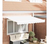 vidaXL Tenda da Sole per Esterni 350 x 200 cm - Resistente ai Raggi UV, Tessuto Bianco in Alluminio, Perfetta per la Sostituzione. È Una Soluzione Ideale per la casa, per Tende da Giardino, Patio, b