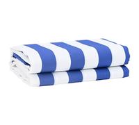 vidaXL Telo di ricambio per tenda da sole Blu e Bianco 1000 x 160 cm