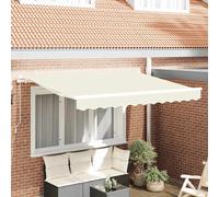 vidaXL Tessuto di Ricambio per Tenda per Struttura 3.5x2 m Panna