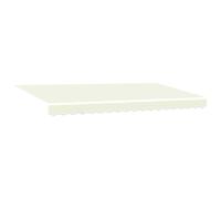 vidaXL Telo di ricambio per tenda da sole Crema 380 x 195 cm | Servono 2 persone e strumenti base come un trapano e un cacciavite per un'installazione semplice,