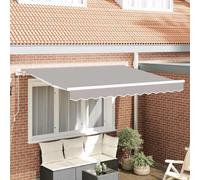 vidaXL Tessuto di Sostituzione per Tenda per Telaio di 3.5x2.5 m Grigio Chiaro