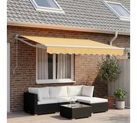 vidaXL Telo di ricambio per tenda da sole Poliestere, Tessuto moderno per tende rettangolari, resistente al sole, all'acqua, facile da pulire, perfetto per l'esterno