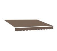 vidaXL Telo di ricambio per tenda da sole Tortora 481 x 345 cm