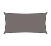 vidaXL Tenda parasole grigio chiaro, 2,5 x 6 m, in HDPE, per giardino e terrazza, moderna, protezione dai raggi UV, tetto permeabile al vento, soluzione perfetta per balconi
