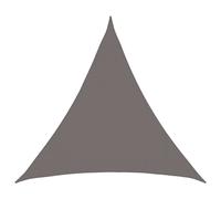vidaXL Telo Ombra 2 x 2 x 2 m HDPE Triangolare Grigio Chiaro