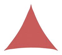 vidaXL Telo Ombra 2 x 2 x 2 m HDPE Triangolare Terracotta