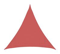 vidaXL Telo Ombra 2 x 2 x 2 m HDPE Triangolare Terracotta