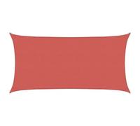 Telo Ombra 2 x 6 m HDPE Rettangolare Terracotta