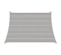 vidaXL Telo Ombra Grigio chiaro e bianco 3/4 x 3 m HDPE, Giardino e Terrazza, Velum Sole Moderno, Tenda Rettangolare, Ombre Esterne, Protezione UV per Deck e Patio