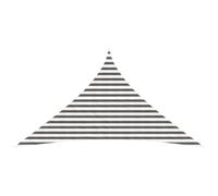 vidaXL Telo Ombra 3 x 3 x 4,2 m HDPE Triangolare