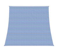 vidaXL Telo Ombra 4 / 5 x 4 m HDPE Rettangolare Blu e Bianco