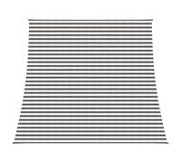 vidaXL Telo Ombra Grigio chiaro e bianco 4/5 x 4 m HDPE, Giardino e Terrazza, Velum Sole Moderno, Tenda Rettangolare, Ombre Esterne, Protezione UV per Deck e Patio