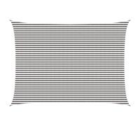 vidaXL Telo Ombra Grigio chiaro e bianco 5 x 8 m HDPE, Tenda moderna per giardino e terrazza, copertura sole, ombre, protezione UV, canopee per balconi