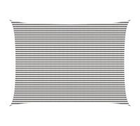 vidaXL Telo Ombra Grigio chiaro e bianco 5 x 8 m HDPE, Tenda moderna per giardino e terrazza, copertura sole, ombre, protezione UV, canopee per balconi