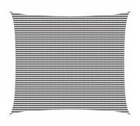 vidaXL Telo Ombra Antracite e Bianco 6 x 8 m HDPE, Tenda moderna per giardino e terrazza, copertura sole, ombre, protezione UV, canopee per balconi