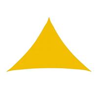 vidaXL Telo Ombra 7 x 5 x 5 m HDPE Triangolare Giallo