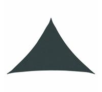 vidaXL Telo Ombra 7 x 5 x 5 m HDPE Triangolare Verde Scuro