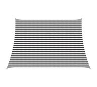 vidaXL Telo Ombra 4 / 5 x 3 m HDPE Rettangolare Antracite e Bianco