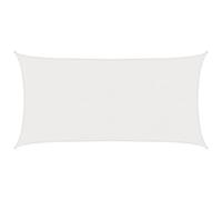 vidaXL Telo Ombra Bianco 2,5 x 6 m HDPE