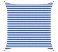 vidaXL Telo Ombra Blu e Bianco 3 x 3 m HDPE