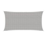 vidaXL Telo Ombra Grigio chiaro e bianco 2,5 x 6 m HDPE, Tenda moderna per giardino e terrazza, copertura sole, ombre, protezione UV, canopee per balconi