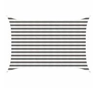 vidaXL Telo Ombra Grigio chiaro e bianco 2 x 2,5 m HDPE