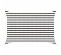 vidaXL Telo Ombra Grigio chiaro e bianco 2 x 3 m HDPE, Tenda moderna per giardino e terrazza, copertura sole, ombre, protezione UV, canopee per balconi