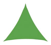 vidaXL Telo Ombra Verde chiaro 2 x 2 x 2 m HDPE
