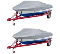 VIDAXL - Telo Per Barca 2 Pz Grigio Lunghezza 488-564 Cm Larghezza 239cm