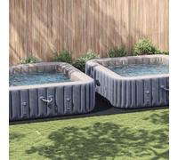 vidaXL Copertura rettangolare per piscina in plastica nera 820 x 420 cm