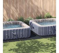 vidaXL Telo per Fondo Piscina Nero 999 x 500 cm Tessuto Non Tessuto